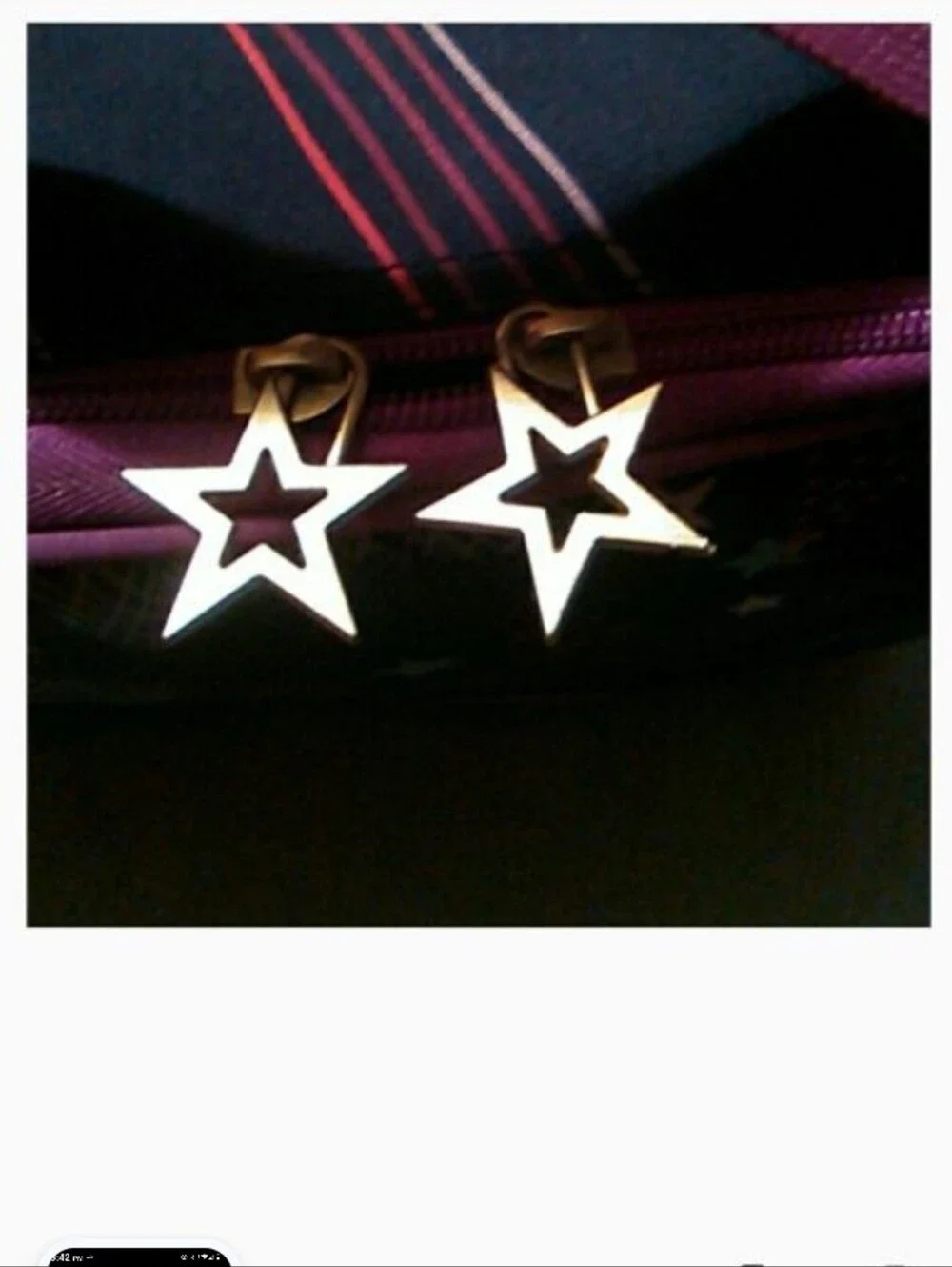 American Girl Navy Star Print Vintage Lunch Box Bag